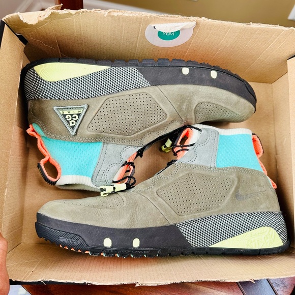 Nike Men’s ACG Ruckel Ridge 'Noise Aqua' Hiking Shoes AQ9333-900 - Picture 4 of 15